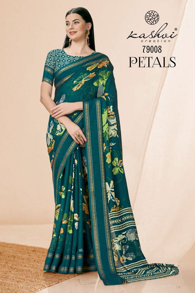 Kashvi Petals By LT Fabrics Silk Saree Catalog